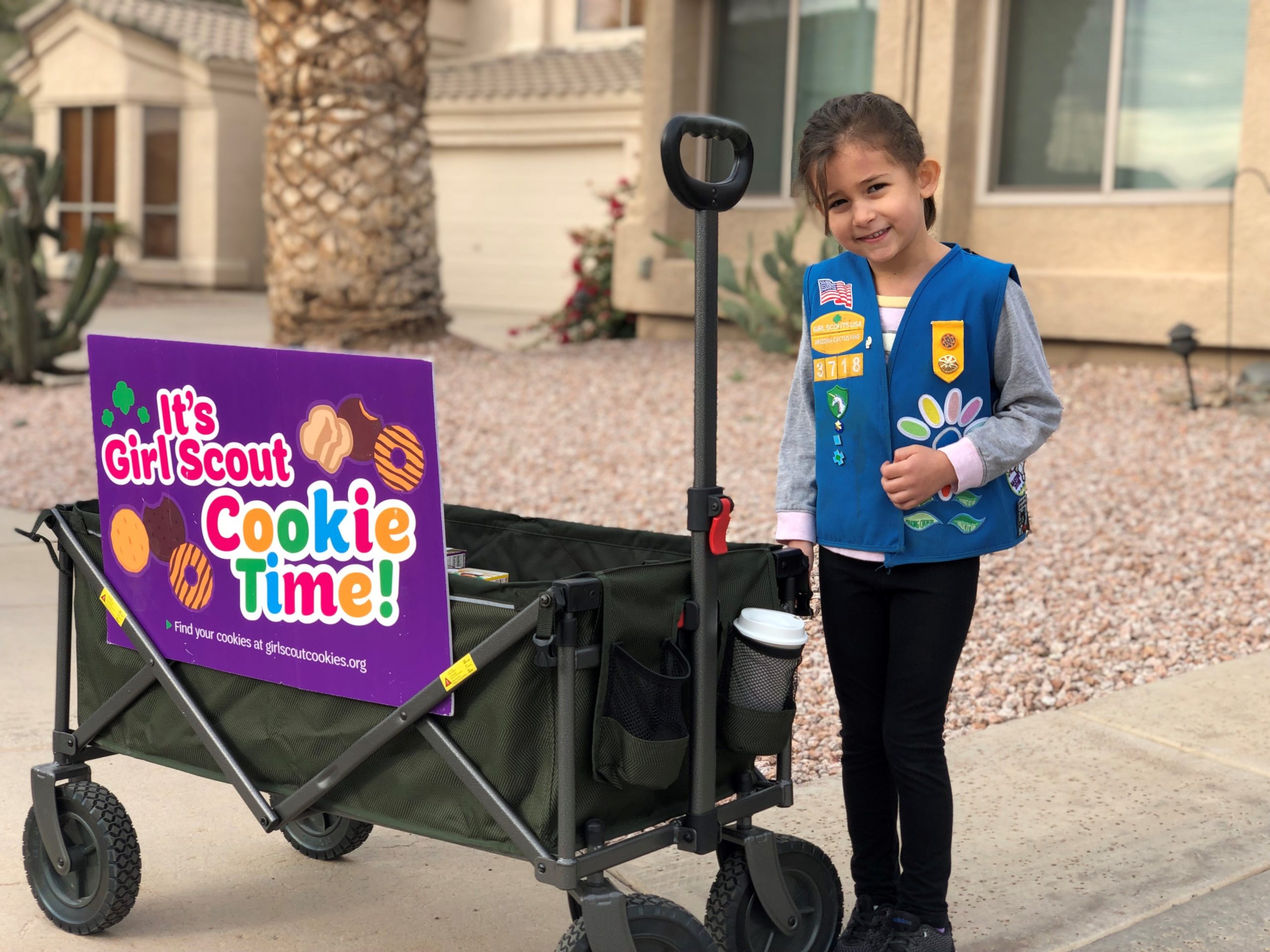 Girl Scout Cookie Cart