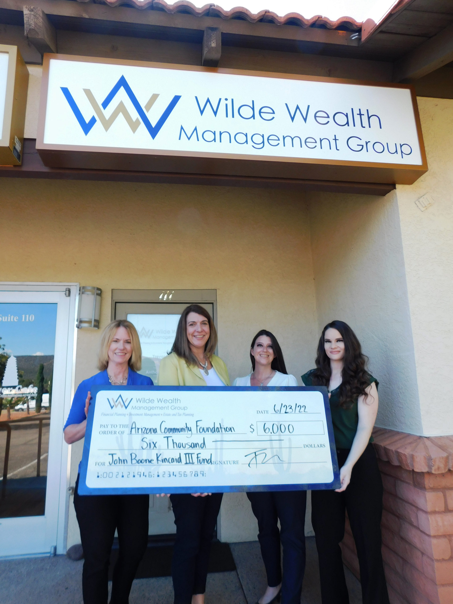 Kincaid Financial Advisors Transitions to Wilde Wealth Management Group; 6,000 Contribution