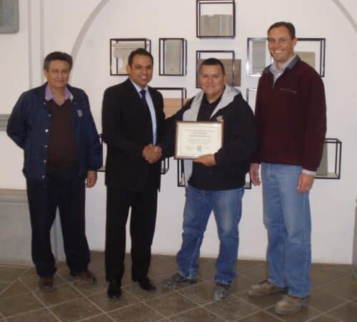 The Arizona Division of Occupational Safety and Health Consultation Department Presents Concrete Designs Inc. with SHARP Designation