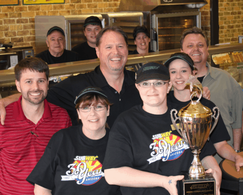Cottonwood Subway Earns Statewide “Store of the Month” Honor