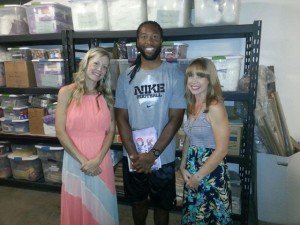 Reading Adventures literacy event at Children's Museum of Phoenix with Larry Fitzgerald