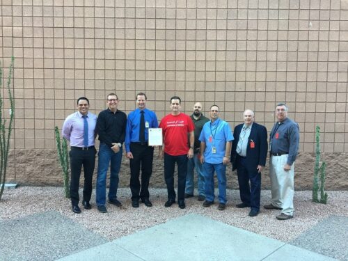 The Arizona Division of Occupational Safety and Health Consultation Department Recertifies Honeywell Aerospace Sky Harbor site with VPP Designation