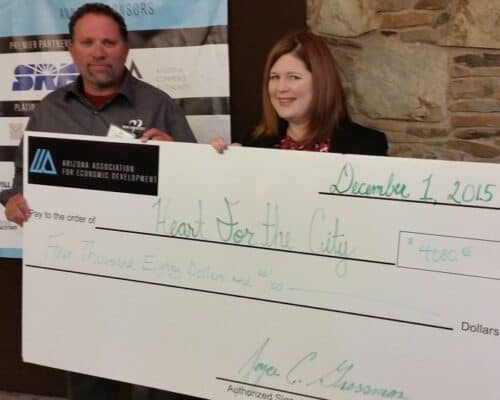 AAED Donates to Heart for the City