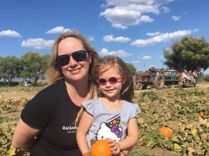 Kara Morrison and Daughter Fall photo
