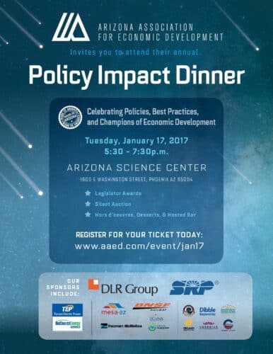 Arizona Association for Economic Development To Hold Policy Impact Dinner