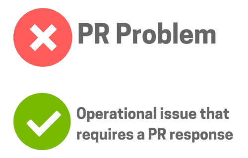 “PR Problem” or Operational Issue?