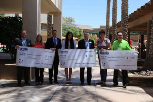 Harrah’s Ak-Chin Casino Donates Portion of Third Annual 5K Poker Run Proceeds to Three Local Nonprofits