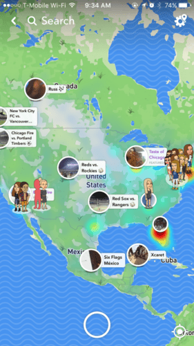 full snap map