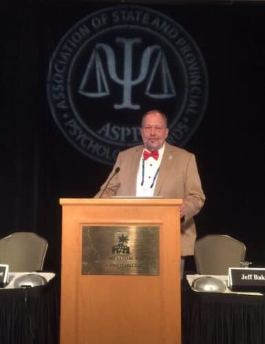 Dr. Robert Bohanske of Southwest Behavioral & Health Services Receives ASPPB Service Award