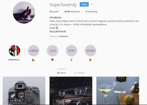 Instagram Finds Emily
