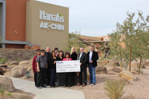 Harrah’s Development System Team Raises Funds During Native American Heritage Month; Donates Proceeds to Maricopa Against Abuse, Inc.