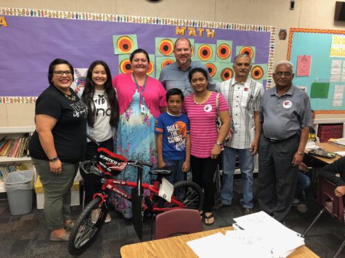 Subway Kids & Sports Rides Into Webster Elementary School To Surprise Two Lucky Students
