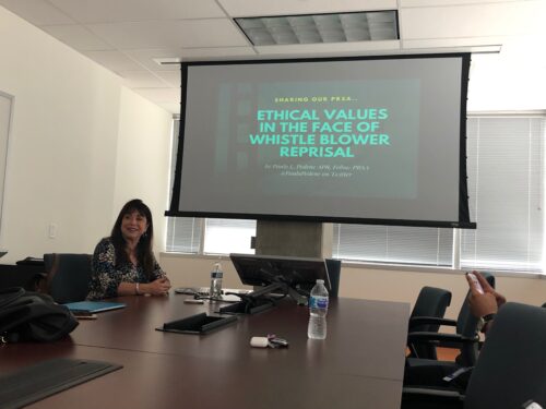 The Impact of a Whistleblower