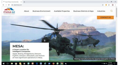 Mesa Earns Golden Prospector Award From AAED For Economic Development Efforts