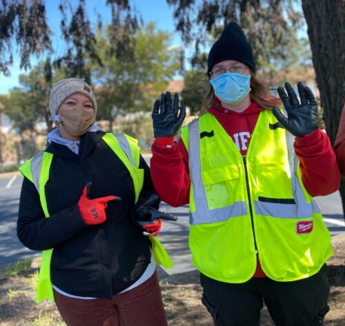 One Step Beyond Participants Volunteer at Golden Gate Regional Center Vaccine Distribution Site