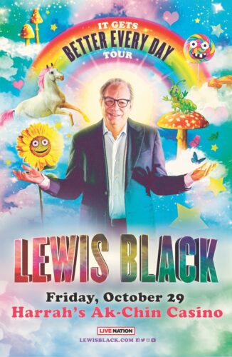 Comedian Lewis Black Bringing New Tour to The Events Center at Harrah’s Ak-Chin Casino