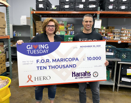 Harrah’s Ak-Chin Casino Donates $10,000 to F.O.R. Maricopa