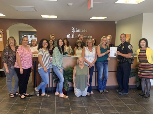 Pioneer Title Agency Donates $5,000 to Kingman Special Olympics