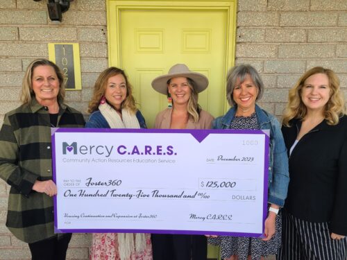 Foster360 Awarded $125,000 from Mercy C.A.R.E.S.; Grant to Support Safe Housing, Trauma-Informed Services for Local Youth Aging Out of Foster Care