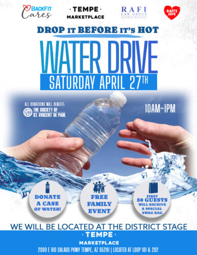 Rafi Law Group Hosts Water Drive to Benefit St. Vincent de Paul