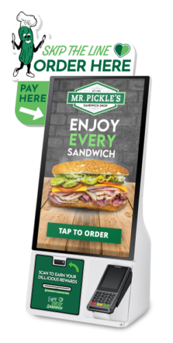 Mr. Pickle’s Sandwich Shop Launches Samsung Kiosks and Digital Menu Boards
