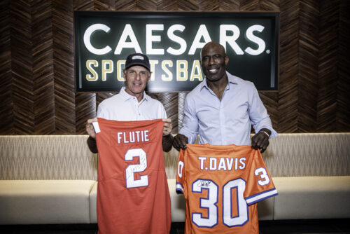 Caesars Sportsbar Opens at Harrah’s Ak-Chin Casino with Sports Legends Doug Flutie and Terrell Davis